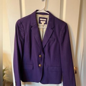 Jcrew schoolboy Sz 8 purple jacket